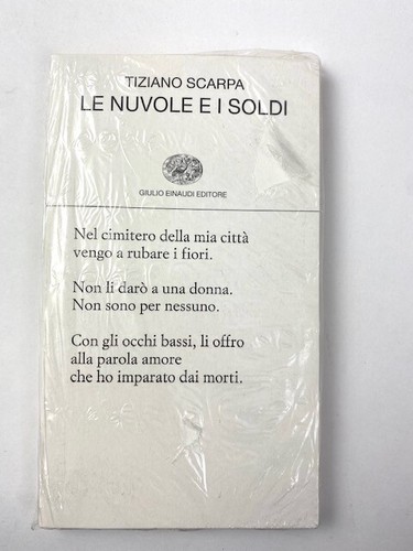 Tiziano scarpa nuvole e - scarpa,,